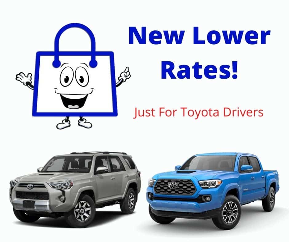 New Lower Rates For Toyota Insurance In South Carolina