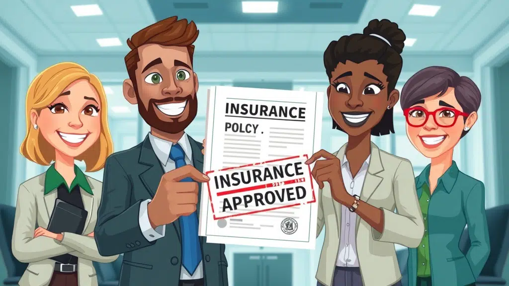 uninsured motorist coverage Columbia SC, insurance policy document approved, happy diverse group
