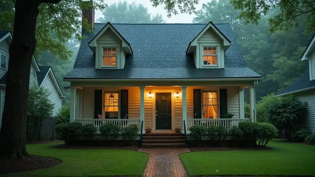 Standard homeowners insurance cover: Columbia SC home with weatherproofing features