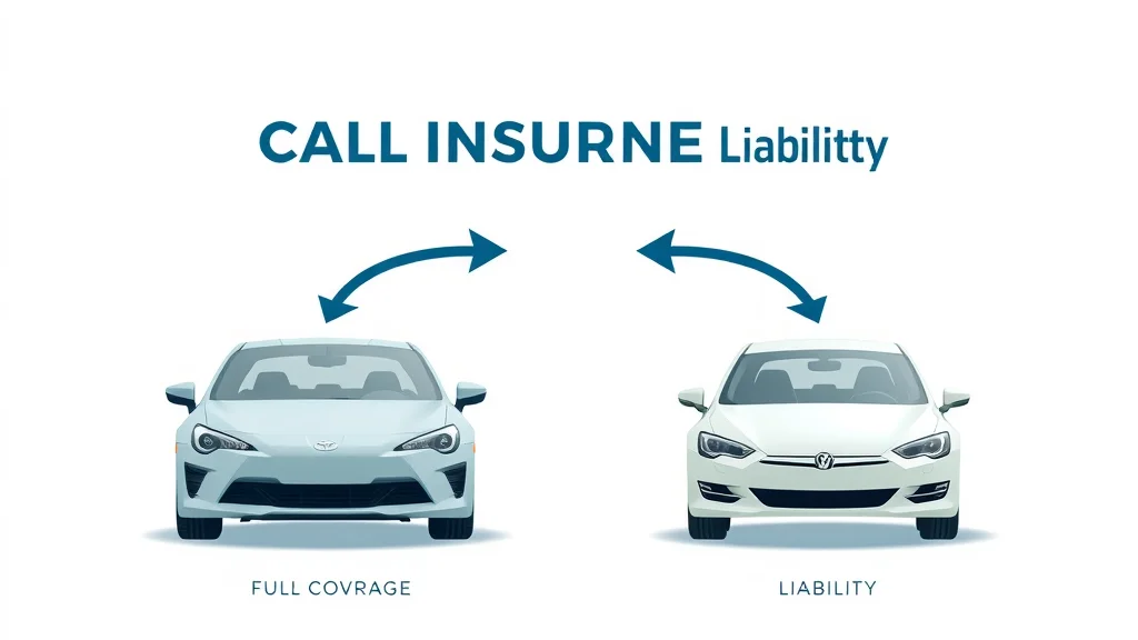 Infographic comparing full coverage and liability car insurance types over Lexington SC map background