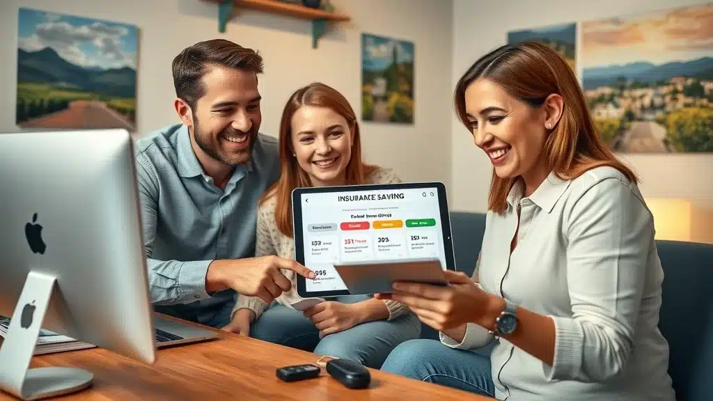 Columbia family consulting agent about car and home insurance discounts and savings